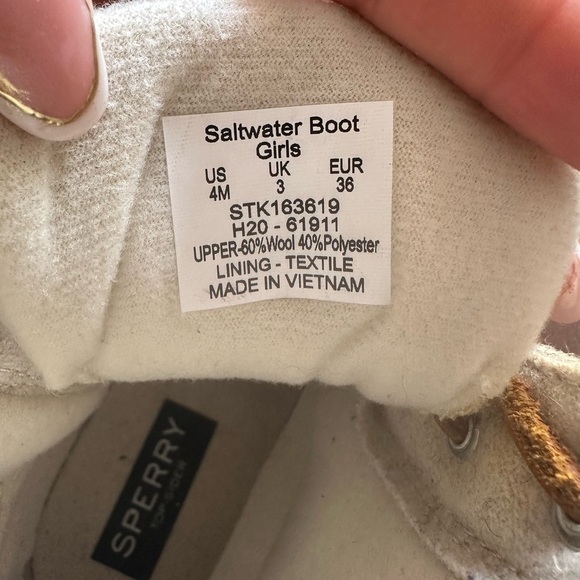 Sperry Women's Winter Boots - Cream and Tan - Picture 3 of 5